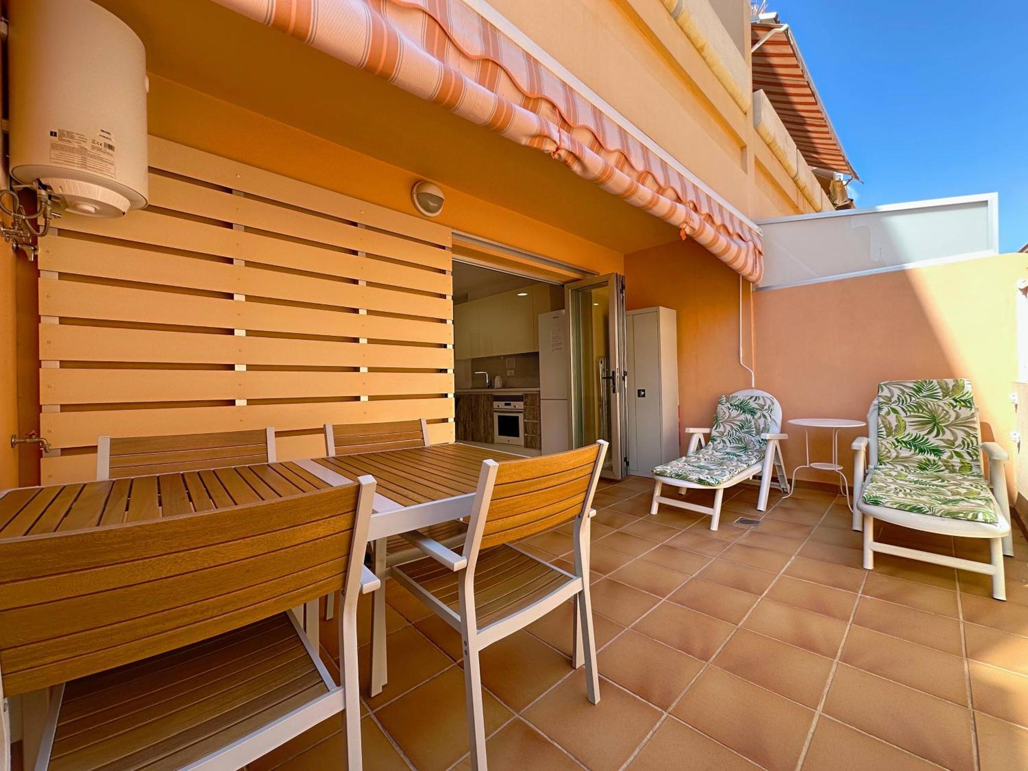 Los Cristianos Piscina Y Terraza ภายนอก รูปภาพ